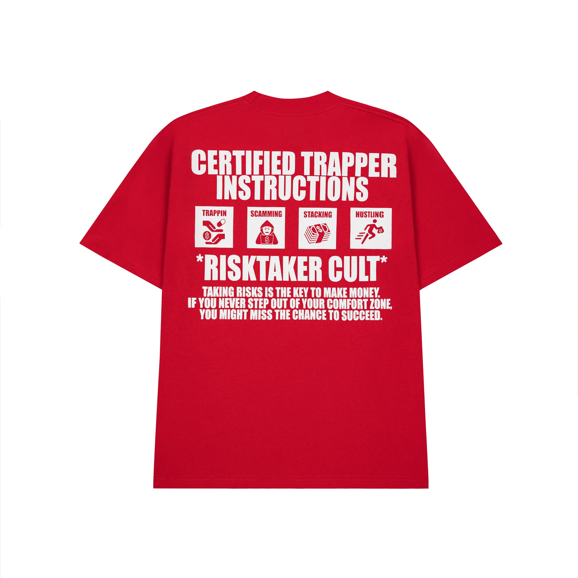 CERTIFIED TRAPPER T-SHIRT RED