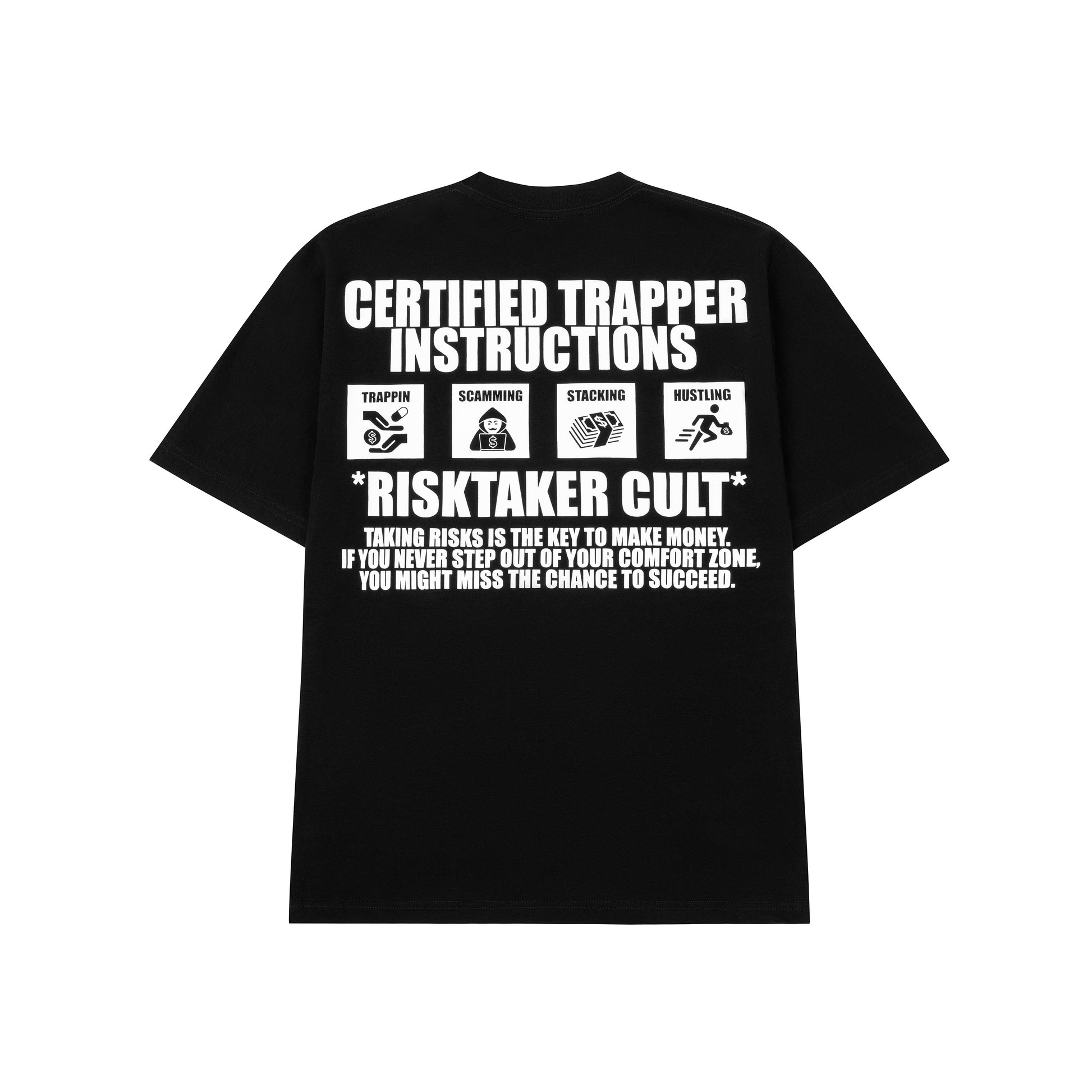 CERTIFIED TRAPPER T-SHIRT BLACK