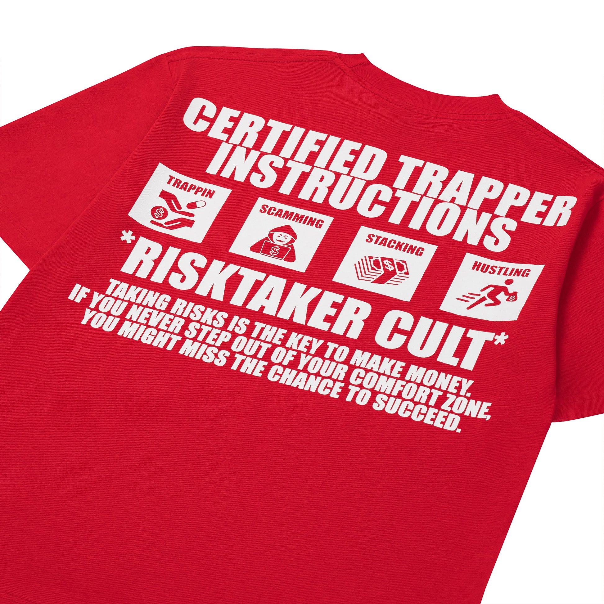 CERTIFIED TRAPPER T-SHIRT RED