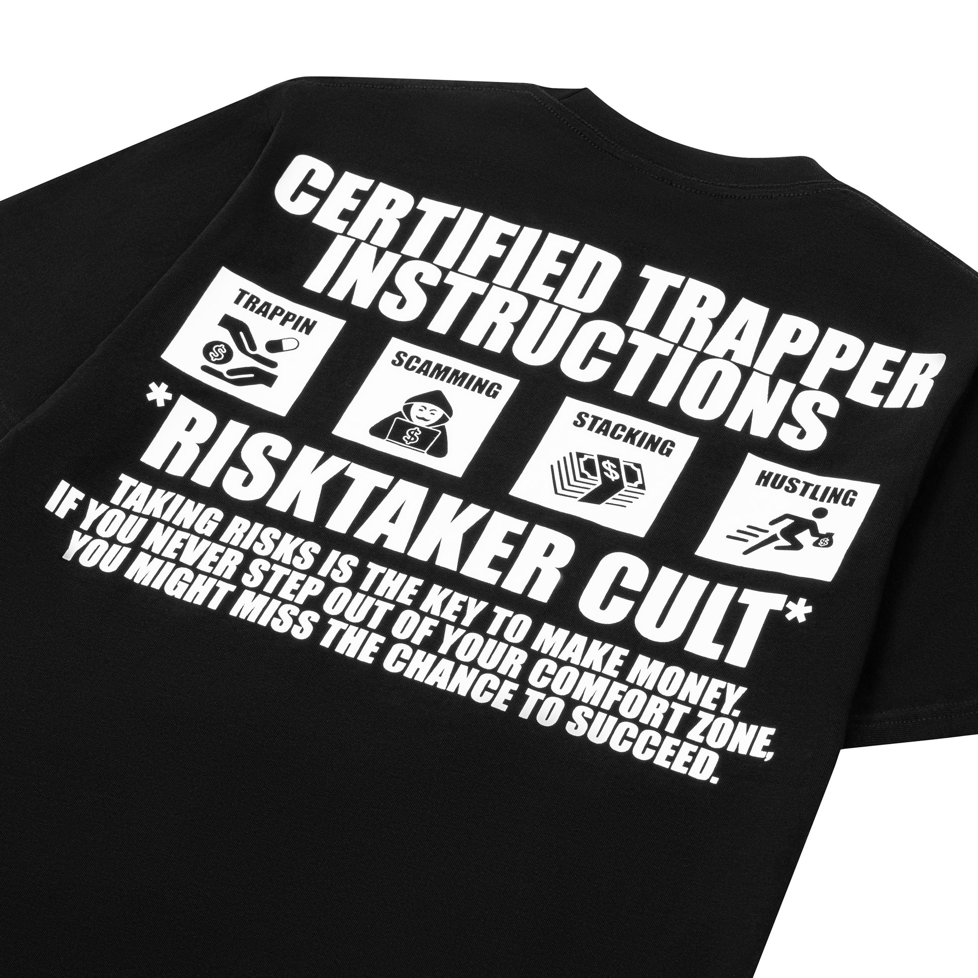 CERTIFIED TRAPPER T-SHIRT BLACK