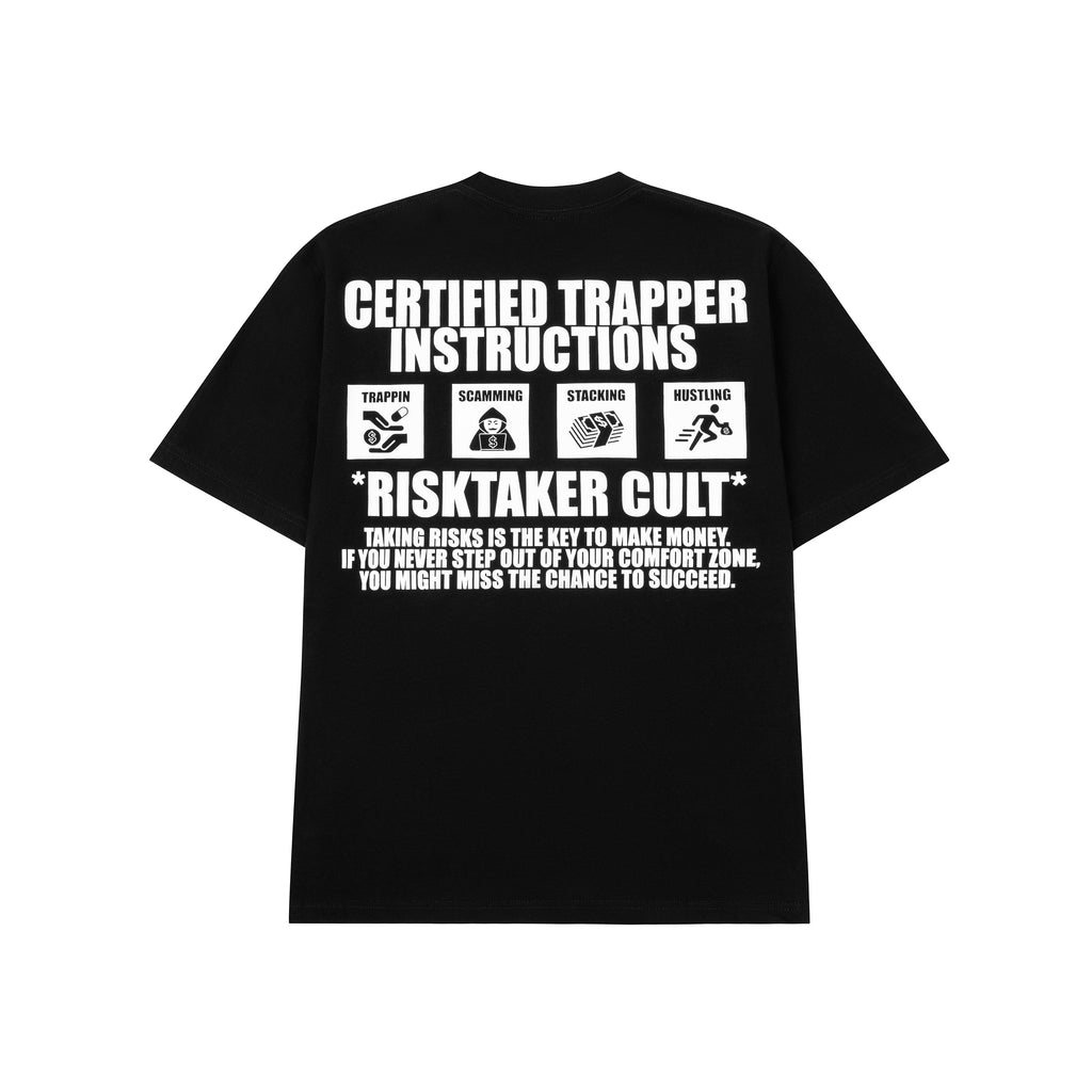 CERTIFIED TRAPPER T-SHIRT BLACK