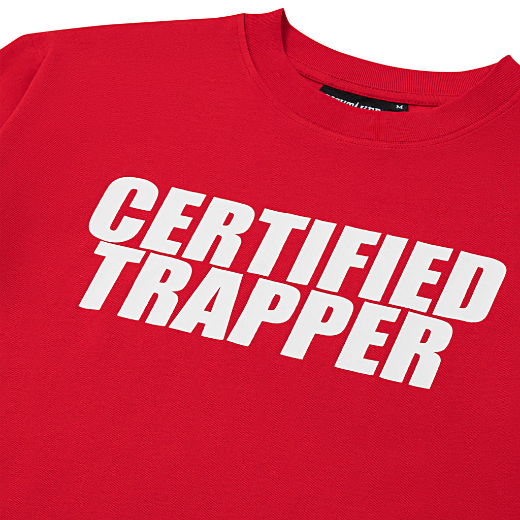 CERTIFIED TRAPPER T-SHIRT RED