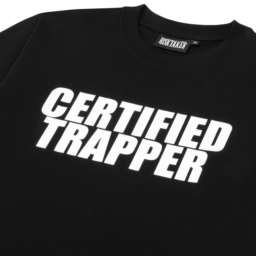 CERTIFIED TRAPPER T-SHIRT BLACK
