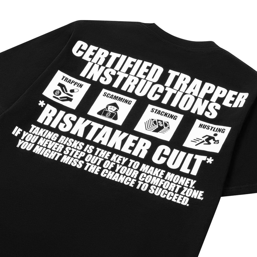 CERTIFIED TRAPPER T-SHIRT BLACK