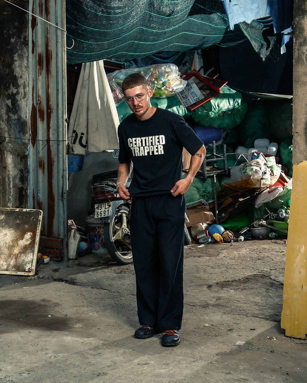 CERTIFIED TRAPPER T-SHIRT BLACK