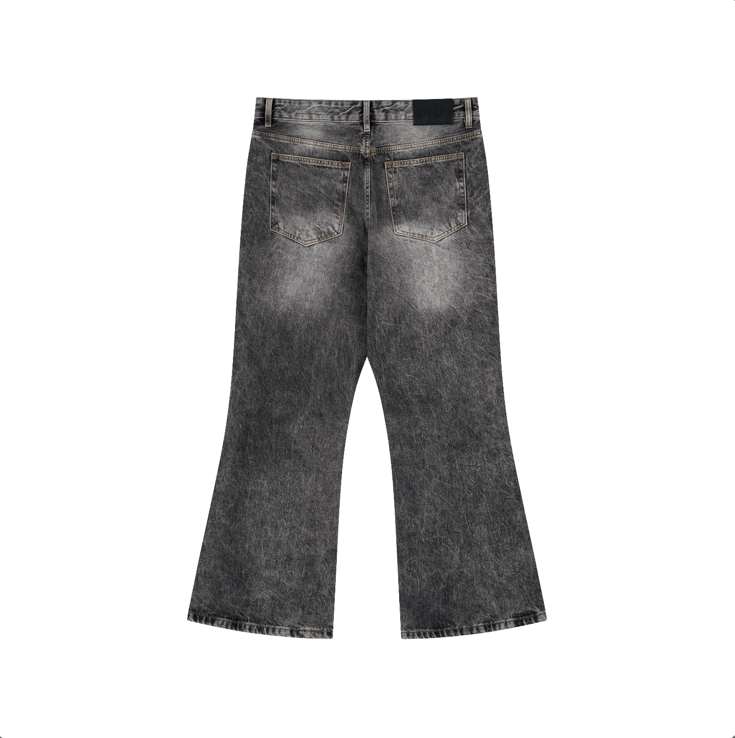 DENIM WIDE FLARE VINTAGE GRIS